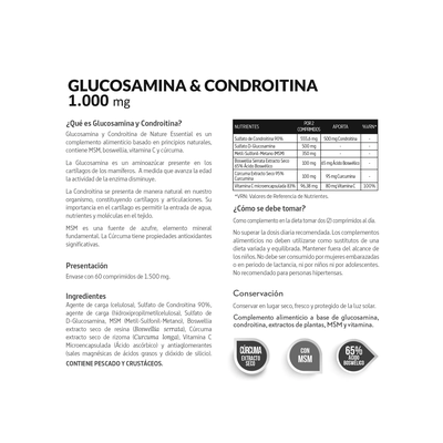 Glucosamina Condroitina MSM 1200 mg - 60 Comp