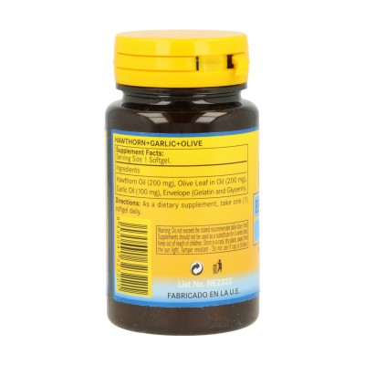 Espino Blanco Ajo Olivo 500 mg - Nature Essential