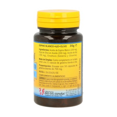 Espino Blanco Ajo Olivo 500 mg - Nature Essential