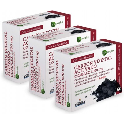 Carbón Vegetal Complex 1500 mg - Suplemento Natural