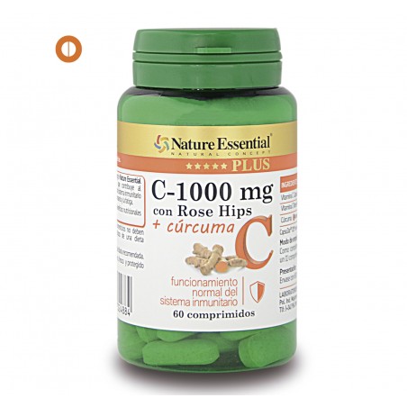 VITAMINA C 1000M ROSE HIPS CURCUMA  60 COMP