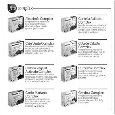 Carbón Vegetal Complex 1500 mg - Suplemento Natural