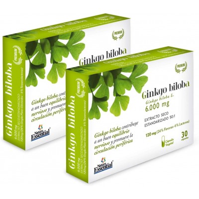 Ginkgo Biloba Ext Seco 6000 mg - 30 Cápsulas