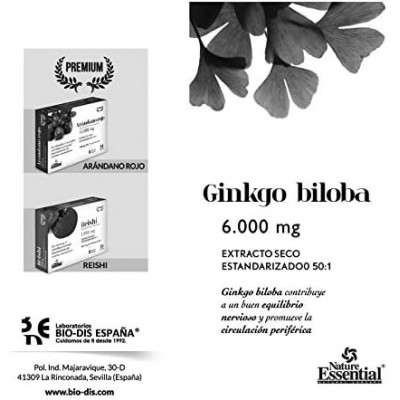Ginkgo Biloba Ext Seco 6000 mg - 30 Cápsulas
