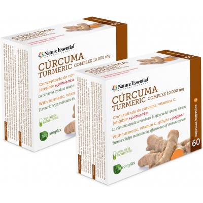 Cúrcuma Complex 10000 mg con Jengibre y Pimienta