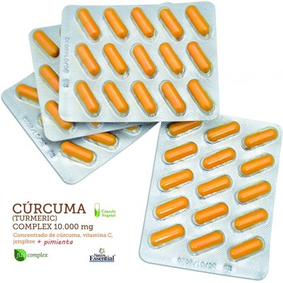 Cúrcuma Complex 10000 mg con Jengibre y Pimienta