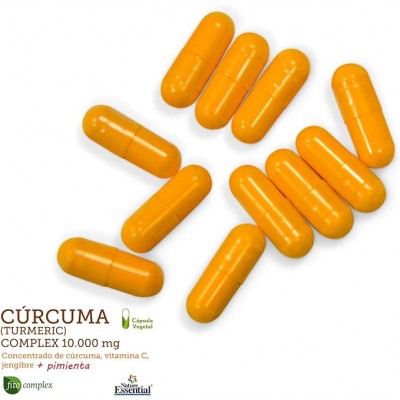 Cúrcuma Complex 10000 mg con Jengibre y Pimienta
