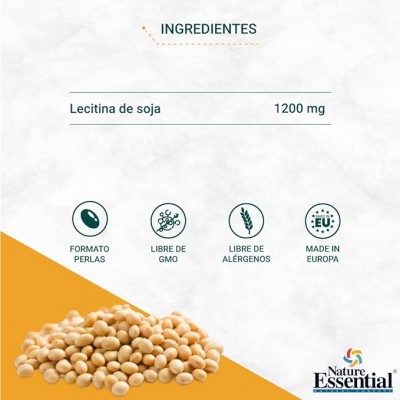 Lecitina Soja 1200 mg - Suplemento Natural