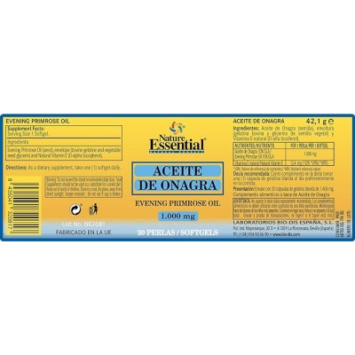 ONAGRA 1000 MG 30 PERLAS - Nature Essential