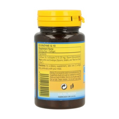 Coenzima Q10 30 mg - Suplemento Energético Natural