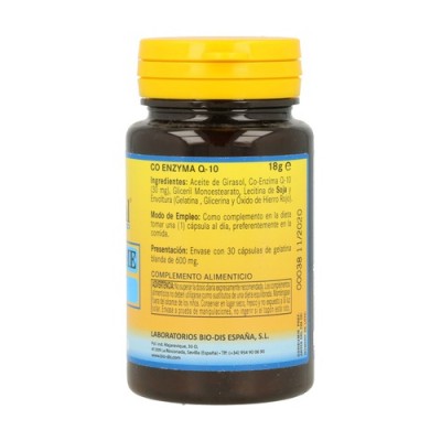 Coenzima Q10 30 mg - Suplemento Energético Natural