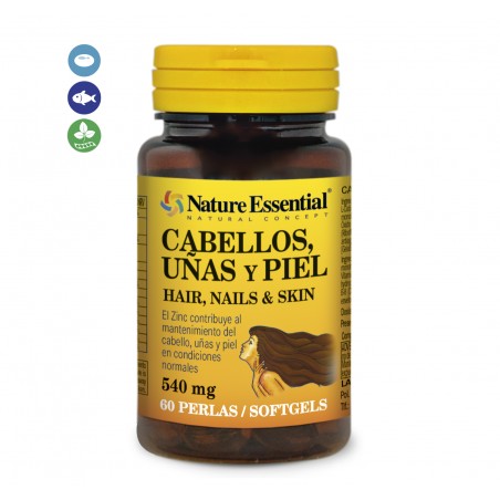 CABELLOS UÑAS PIEL 540 MG 60 PERLAS