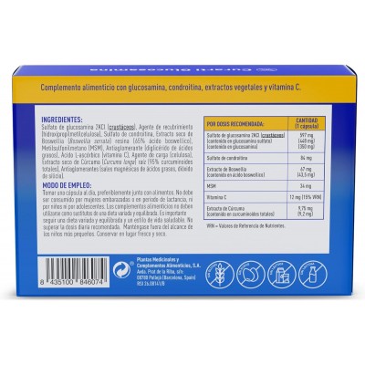 Curarti Glucosamina 60 Cap - Suplemento Articular