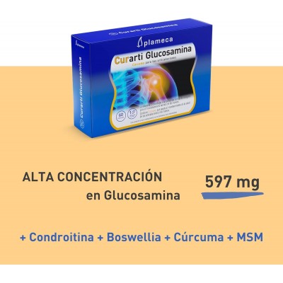 Curarti Glucosamina 60 Cap - Suplemento Articular