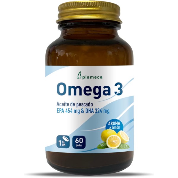 OMEGA 3 454 EPA 324 DHA SABOR LIMON PLAMECA