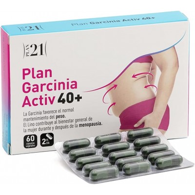 PLAN 21 GARCINIA ACTIV +40 60 CAPS | Suplemento Natural