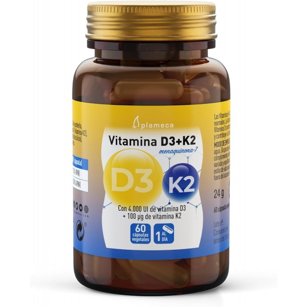 VITAMINA D3 K2 4000 UI 100 MCG 60 CAPS