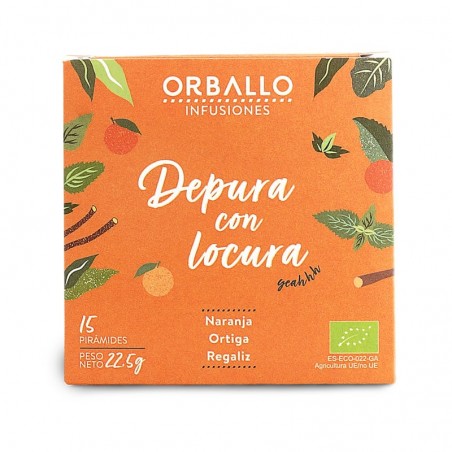 DEPURA CON LOCURA ECO NARANJA ORTIGA REGAL 12 P