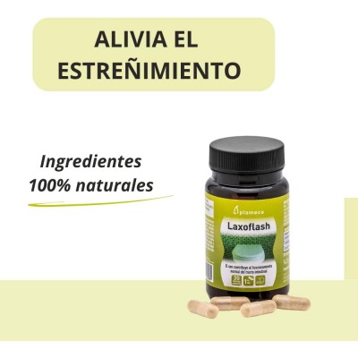 LAXOFLASH 30 CAPS - Apoyo Digestivo Natural