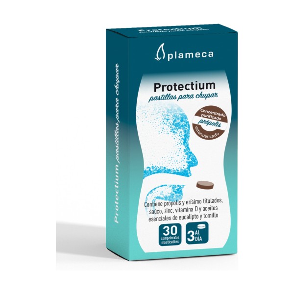 PROTECTIUM PASTILLAS CHUPAR MASTICABLES 30 COMP