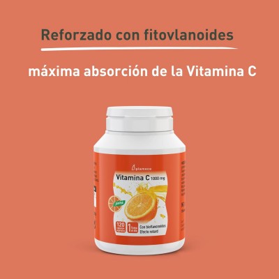 Vitamina C 1000 mg 120 Caps Plameca - Compra Ahora