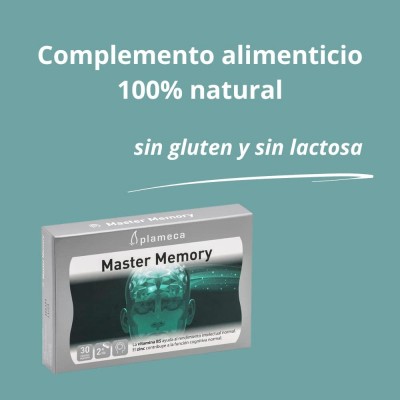 MASTER MEMORY 30 CAPS - Suplemento para la Concentración