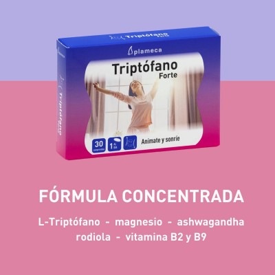 Triptófano Forte 30 Comp - Suplemento Natural