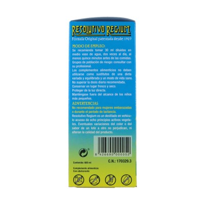 Resolutivo Regium 600 ML - Suplemento Natural