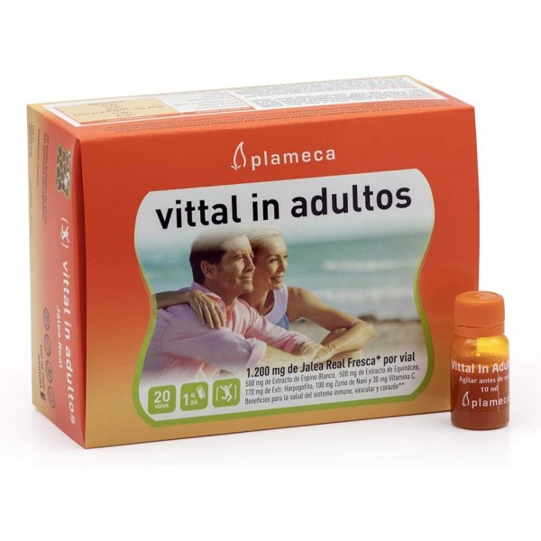 JALEA REAL VITTAL IN ADULTOS 20 VIALES 10 ML