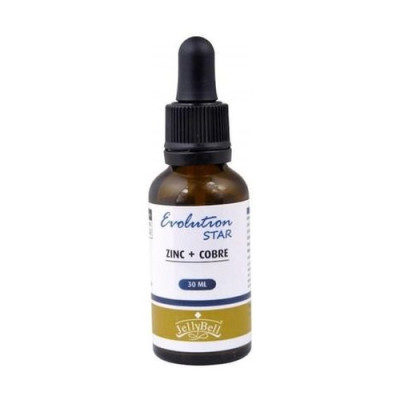 Zinc + Cobre Evolution Star 30 ML - Suplemento Líquido