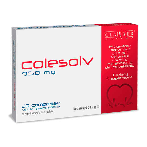 COLESOLV 500 MG 30 COMP