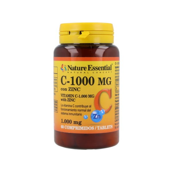 VITAMINA C 1000 ZINC  60 COMP NATURE ESSENTIAL