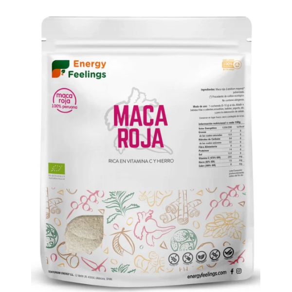 MACA ROJA POLVO ECO 500 GR XL PACK