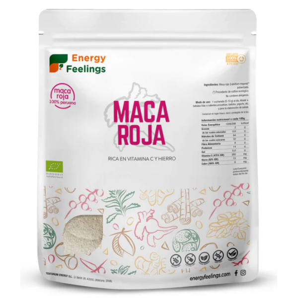 MACA ROJA POLVO ECO 1 KG XXL PACK