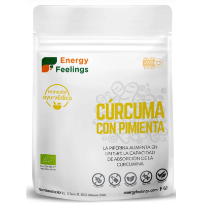 Cúrcuma Pimienta Eco Polvo 200g | Compra Tu Suplemento