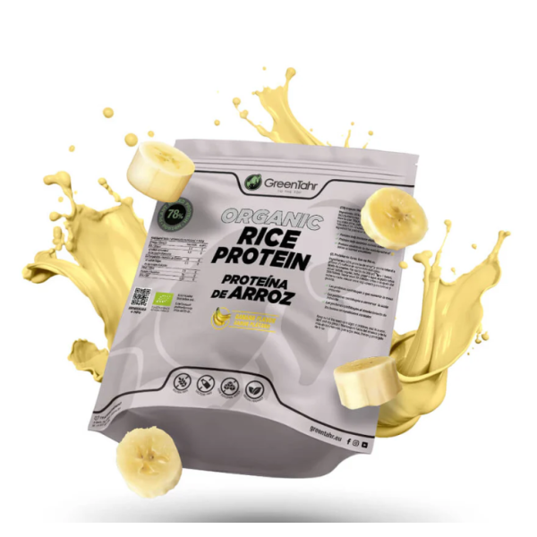 GREENTAHR PROTEINA ARROZ SABOR BANANA ECO 750 GR XXL PACK