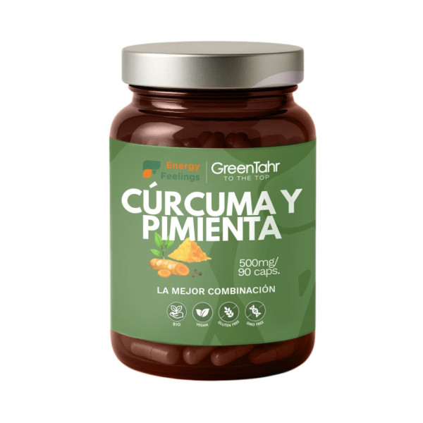 CURCUMA PIMIENTA ECO 500 MG 90 CAPS GT