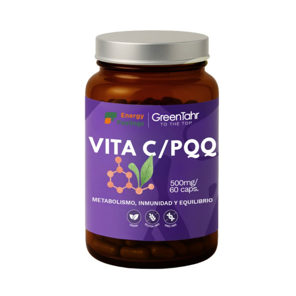 PQQ + VITA C 500 MG 60 CAPS GT