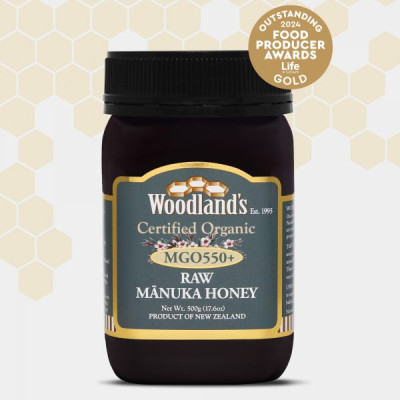Miel Manuka Woodlands MGO 550+ 500g - Orgánica