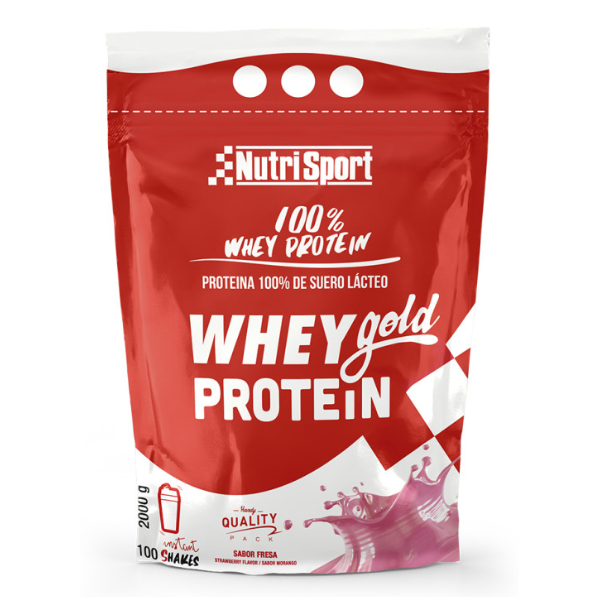 WHEY GOLD PROTEIN BOLSA 2000 GR FRESA