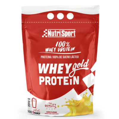 Whey Gold Protein 2000g Plátano - Suplemento Proteico