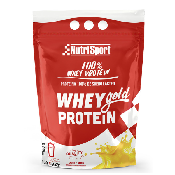 WHEY GOLD PROTEIN BOLSA DE 2000 GR PLATANO