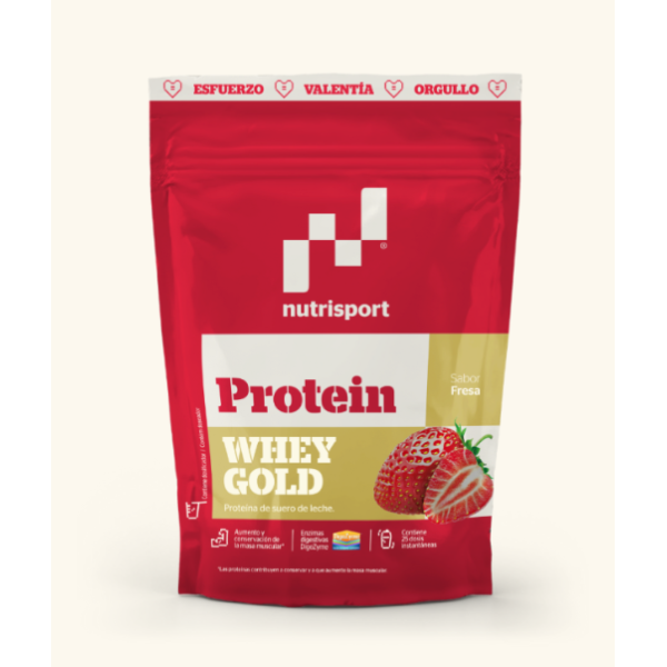 WHEY GOLD PROTEIN BOLSA DE 500 GR FRESA