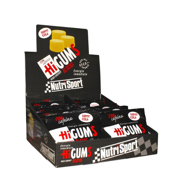 GOMINOLAS HIGUMS CON CAFEINA 20 BOLSAS COLA