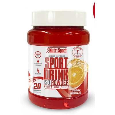 Sport Drink Iso Powder 1020g - Energía Naranja