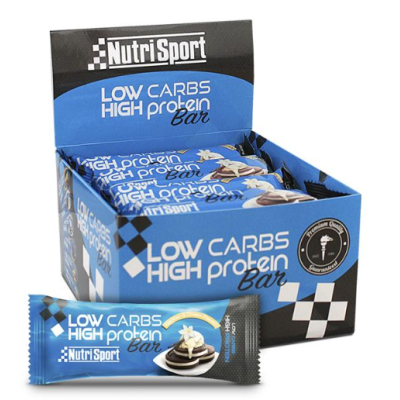 Barritas Low Carbs Cookies Cream - 16 Unidades