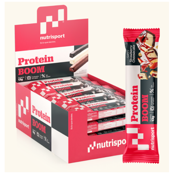 BARRITAS PROTEIN BOOM 24 UD STRAWBERRY CHEESECAKE