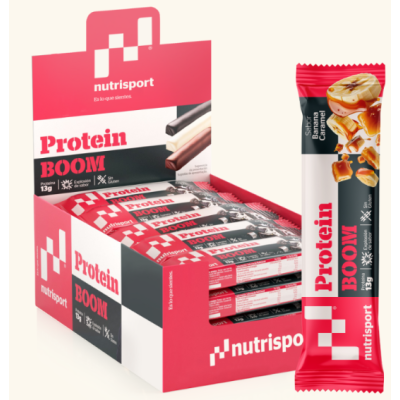 Barritas Protein Boom Banana Caramel - 24 Ud
