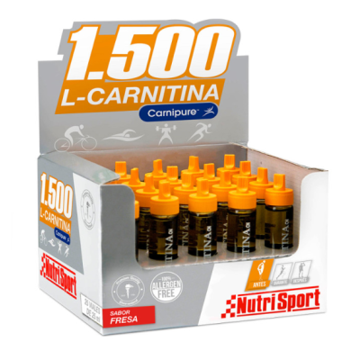 L-Carnitina 1500 - 20 Viales de Fresa