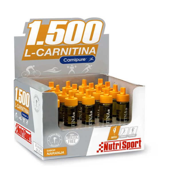 L-CARNITINA 1500 20 VIALES NARANJA